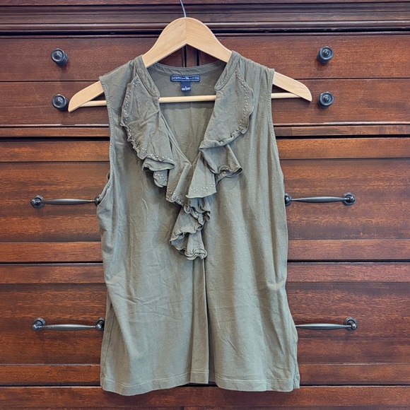 American Living Tops - American Living Women’s top Size Large blouse color green sleeveless